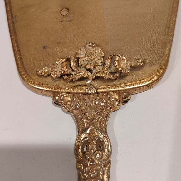 Antique Hand Mirror and Antique Comb - Picture 7 of 8